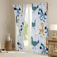 thumbnail image 3 of Manfei Giraffe Zebra Blackout Curtains Set of 2 (52x84 Each) for Preppy Children Kids,Cartoon Jungle Animal Window Curtains,Love Heart Print Curtains and Drapes,Super Cozy Room Decor, 3 of 6
