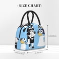 thumbnail image 2 of Johaoi Bluey for Lunch Box Lunch Bag for Women Adults Men, Reusable Insulated Lunch Tote Bags Large Capacity for Office Picnic Hiking Beach-One Size, 2 of 6