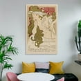 thumbnail image 6 of Alphonse Mucha Salon Des Cent Home Decor Poster Wall Art Hanging Picture Print Bedroom Decorative Painting Posters Room Aesthetic 12x18inch(30x45cm), 6 of 6