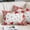 Red, variant on Valentines Love Heart Pillow Covers, Linen Long Throw Pillow Case, Eucalyptus Love Heart Red Holiday Pillow Protector Decorative Cushion Cover for Living Room/Bedroom 20" x 26"