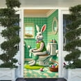 thumbnail image 4 of CASAFUN Easter Bunny Door Banner Easter Bunny Door Cover Wreath Egg Easter Door Banner Accessory Hanging Banner Sign Decoration for Happy Easter Party Favors, 4 of 6