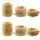 thumbnail image 1 of Paquete de 6 titulares de velas de estilo retro para velas de pilares ornamentos para el hogar candelabros pedestal para bodas fiesta navidad Speravity HA012312-00, 1 of 7