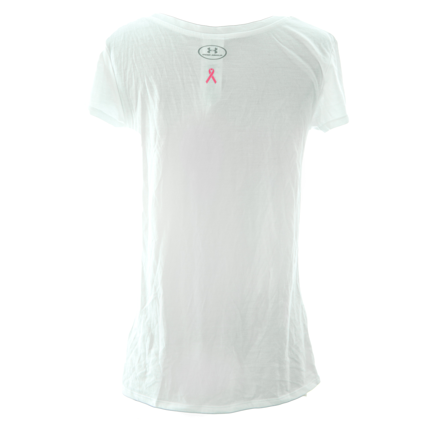 Under Armour Women's Power in Pink "I Fight For" T-Shirt Medium White - image 2 of 2