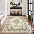 thumbnail image 5 of 6.5'x10' balcony carpet outdoor boho washable area rug aztec kitchen rug bedroom area rug chair matt for carpet floors, 5 of 9