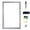 Gray Wash, variant on Real Wooden Framed Magnetic Dry Erase Whiteboard, 24" X 36", Vertical/Horizontal Wall Mount, Includes Black Marker, Eraser and 4 Magnets, by (Solid Black)