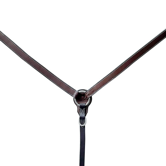 Bar H Equine Genuine Western American Leather Horse Breast Collar