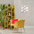 thumbnail image 3 of Stupell Industries Contemporary Modern Rainbow Sneakers Canvas Art, 17 x 17, by Ziwei Li, 3 of 7