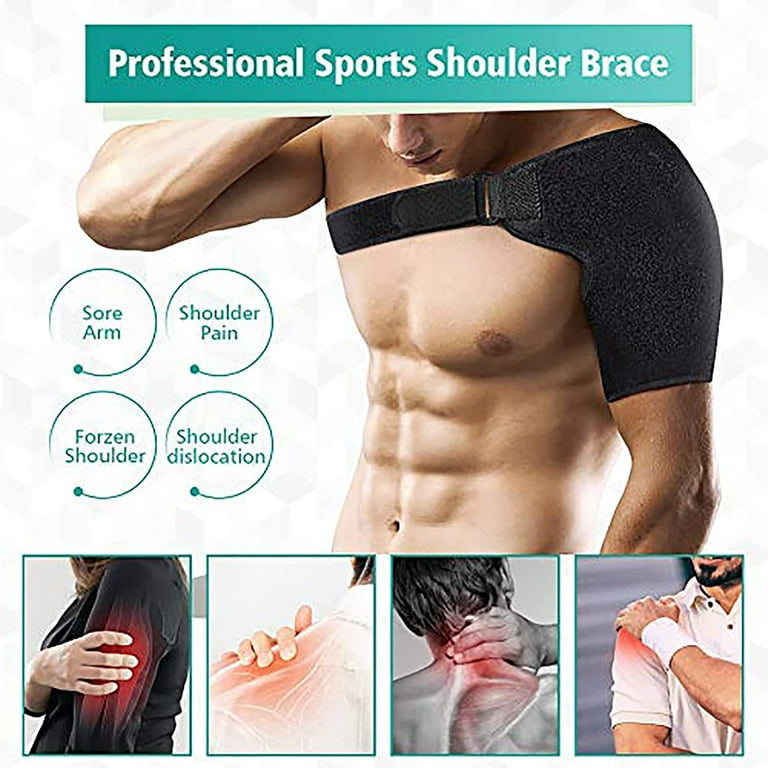 Healthy Lab Co Compression Shoulder Brace For Men And Women Rotator Cuf -  For Sprains, Arthritis, Sore Arm, Torn Rotator Cuffs -sz.5631