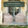 thumbnail image 3 of Covermates Outdoor Chair Cover - 30"W x 38"D x 36"H, 900D Polyester, Weatherproof, 3 of 7