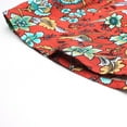 thumbnail image 4 of TSADFHJI Jupe Noire Femme Femme Décontractée Ample Florale Rhombique Robe Mode Plage Style Tempérament m Rouge, 4 of 9