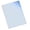 #1188-Light Blue, variant on Kieccall Clear Gradient Color 6 Pocket L Shaped File Bag Document Organizer for Home Office Paper Storage