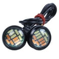 thumbnail image 3 of 6 Pcs 12V 23mm Dual Color Switchback 4014 12 Led Drl Eagle Eye Daytime Light, 3 of 7