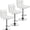 White, variant on Yuanmin Single Bar Stool, PU Leather Adjustable Barstools, Modern Counter Stools with Back and Footrest, Counter Height Barstools for Bar, Kitchen, Dining Room, Light Gray