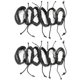 thumbnail image 2 of juegos de pulsera trenzada ajustable, pulsera con incrustaciones de Metal, brazalete de estilo Retro, cuero Artificial, 2 of 5