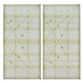 thumbnail image 2 of Suministros Para Acolchado, Escala Precisa, 2 Uds., Reglas Para Acolchado, Datos Claros Para Dibujar, Margen De Costura Para Medir Y Dibujar ANGGREK Quilting Rulers Set, 2 of 8