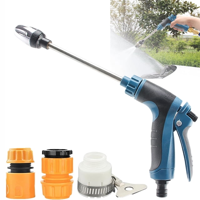 Car Wash High Pressure Water Spray Lengthen Car Washing Garden Tool With Connector Set Portable Garden Hose Nozzle