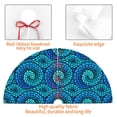 thumbnail image 4 of Lsque Snake Print Christmas Tree Skirt, Tree Skirt with Ties or Velcro, Perfect for Holiday Decorations, Halloween, and New Year-48", 4 of 7