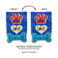 thumbnail image 4 of Evergreen Applique Garden Flag - Live Love Bark, 4 of 9