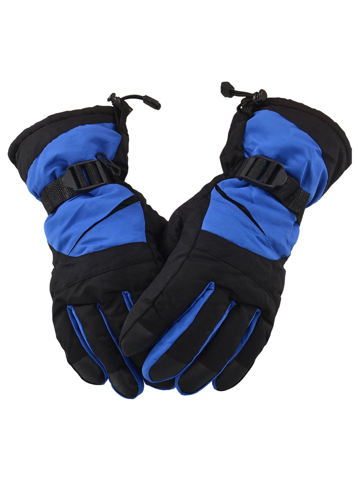 Simplicity Men's Winter Waterproof Ski Gloves for Sports & Camping,Blue Black by