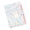 Blue, variant on Flower File Folder 6 Pocket Expandable Document Organiser For School Offce
