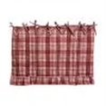 thumbnail image 3 of MInHoues Farmhouse Plaid Oven Skirt Curtain, 23.6x17.7 Inch Ruffled Gingham Decorative Appliance Cover, Handmade Kitchen Curtain for Oven, Dishwasher & Washing Machine, Hides Clutter(Pink), 3 of 7