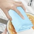 thumbnail image 3 of HengDidi Thickened Fish Scale Pattern Glass Cleaning Cloth, Lint-Free Microfiber Dish Towels for Kitchen, Car, Furniture with Reinforced Edges, 3 of 6