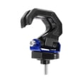 thumbnail image 1 of Gancho colgante ajustable para motocicleta, gancho doble tipo cuerno, soporte para casco y equipaje para scooters y bicicletas, negro y azul, 1 Pc, 65mm, 1 of 7