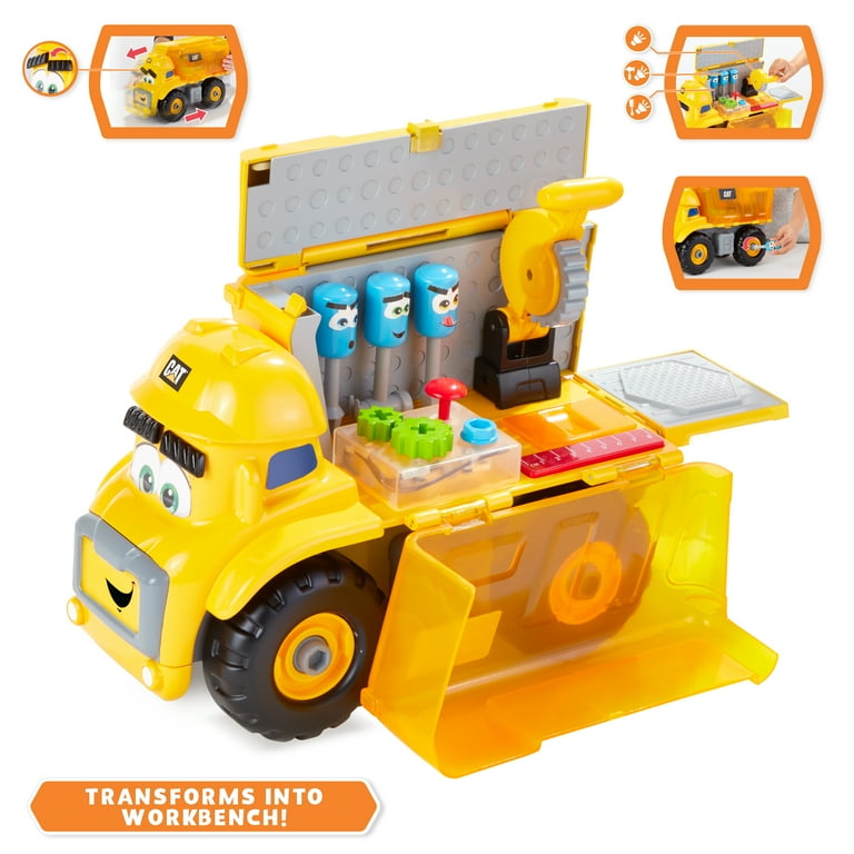 CAT, Junior Crew Fix-It Phillip, 12‚Äù vehicle, Learning Tool Set