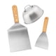 thumbnail image 5 of Juego de accesorios para parrilla, espátula para parrilla, espátula para panqueques y bistec 3 piezas, 5 of 9