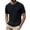 Black, variant on Huangxinggg 3D Steel Seal Letter Print Short Sleeve T Shirt Summer Casual Loose Fit Tee For Daily Wear And Outdoor Activities Men Graphic T Shirts