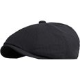 thumbnail image 7 of CoCopeaunts Newsboy Hats for Men Solid Plain Flat Cap Vintage Artist Painter Ivy Hat Octagonal Newsboy Cap Retro Beret Hat, 7 of 7