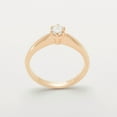 thumbnail image 2 of LBG British Made 10k Rose Gold Cubic Zirconia Womens Anniversary Ring - 33 size options - Size 11, 2 of 7