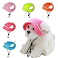 thumbnail image 2 of FLMEI Dog Baseball Cap Adjustable Dog Hat Pet Casual Cap Outdoor Sport Cats Sun Protection Baseball Summer Breathable Sport Hat, 2 of 8