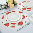 thumbnail image 6 of GZHJMY Strawberry Round Placemats Set of 1 Table Mats for Kitchen Washable Non-Slip Place Mats Heat Resistant Place Mats for Kitchen Dining Table Decoration, 6 of 7