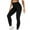 Black, variant on High Waisted Yoga Pants for Women Hip Lifting Pants Tummy Control Workout Leggings Running Joggers Solid Color Yoga Pant