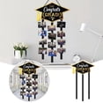 thumbnail image 2 of Class of 2025 Graduation Picture Frame Black And Gold Graduation Cap Hanging Wall Board Congrats Grad Garlands DIY Photo Listing Note Crafts party supplies, 2 of 8