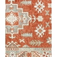 thumbnail image 7 of TOWN & COUNTRY LUXE Livie Forever Vintage Everwash® Washable Multi-Use Decorative Rug, Kitchen Rug, Low-Profile Door Mat, Bedroom Rug and Dorm Room Rug with Non-Slip Backing, Rust/Ivory, 24"x40", 7 of 7