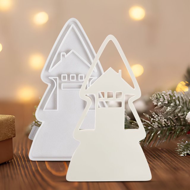 Moldes de Yeso onlyliua para Colgar Adornos Navideños Árboles de Navidad Diy