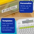 thumbnail image 6 of Brother PT-D210WM Label Maker Comes with Two Brother Genuine TZe Sample Label Tapes for Added Value, 6 of 13