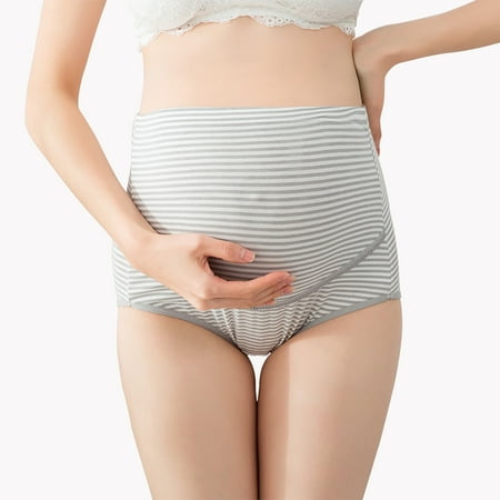 

XIAOFFENN No Show Underwear For Women Plus Size Underwear For Women Pregnant Women s Underwear With High Waist And Belly Support Clearance