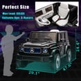 thumbnail image 7 of EastVita 12V Kids Ride on Car of Licensed Mercedes Benz,9AH 45W Motor Electric Ride on Toys Vehicles,w/Parent Remote Control,Electric Ride on Truck with Music,LED Lights, 7 of 7