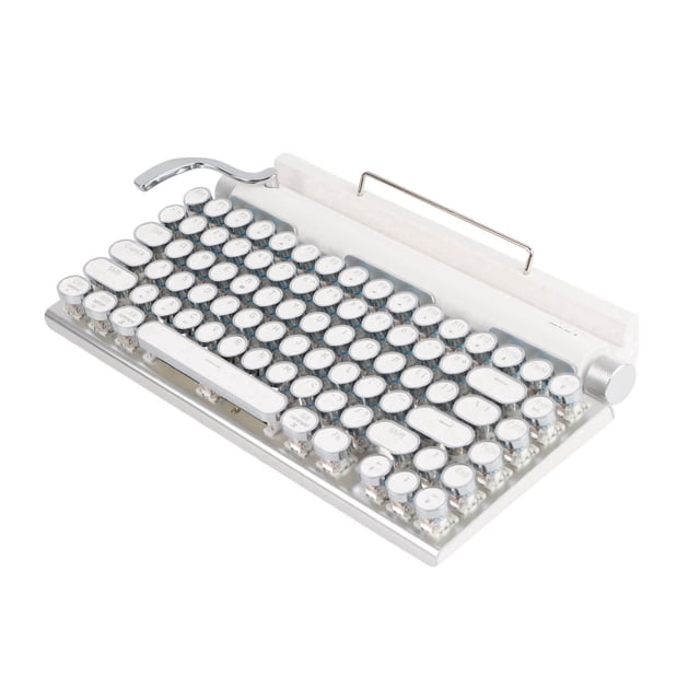 Clavier mécanique pour machine à écrire, 83 Clé mécanique multifonctionnelle, Luminosité réglable, Matériel d'impact, 2000mA Capacité, pour Win, IOS,