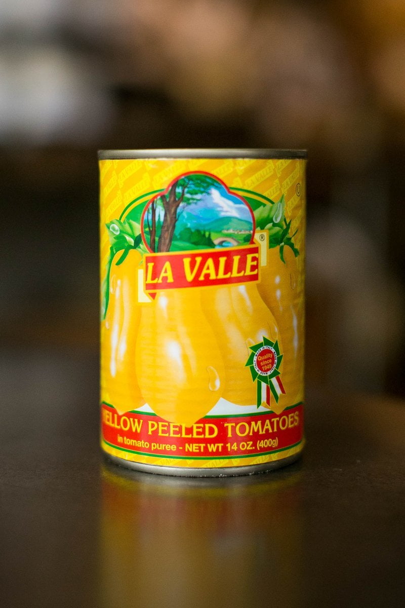 La Valle Yellow Peeled Tomatoes 14 oz