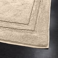 thumbnail image 3 of Cotton Solid 2-Piece Stone Highly Absorbent Non-Slip Backing Bath Rug Set by Superior, 3 of 6