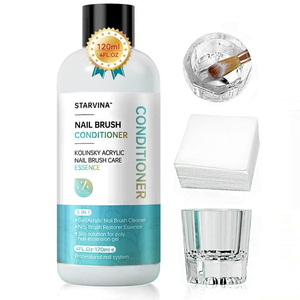 Limpiador de cepillos de uñas STARVINA 3 en 1 para esmalte de uñas 120 ml