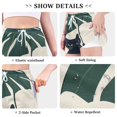 thumbnail image 6 of FORMRS Womens Swim Shorts Mesh Liner Quick Dry Casual Beach Board Bottom with Pockets, Sizes S-2XL, Black Cat Plants, 6 of 9