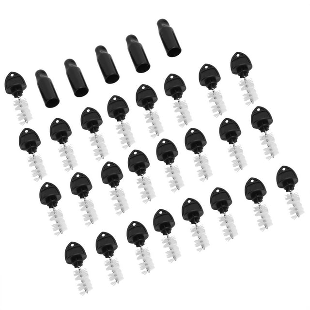 Sonew Couverture de Robinet de Bière, 25pcs Bouchons de Bière Robinet Brosse + 5PCS Couverture de Robinet de Bière Bouchon de Machine à Bière Robinet Accessoires Ensemble, Couverture de Robinet de Bière