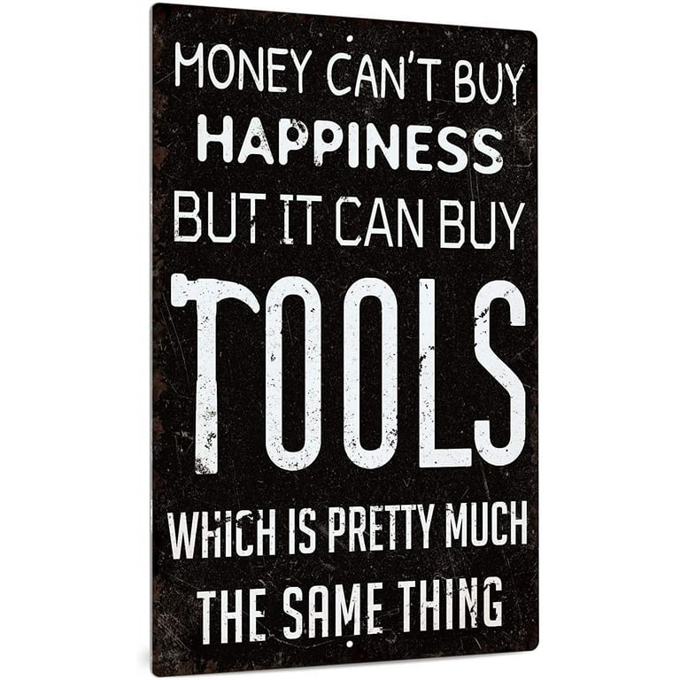 Putuo Decor Funny Metal Sign - 'My Neighbors Are Listening To Great Music' Vintage Wall Art (12x8 Inches) 5 thumbnail image