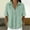 A1 Light Green, variant on Linen Shirts Women Cotton Gauze Blouses for Women Dressy Casual Linen Polo Solid Color Tunic Tops Dressy Casual Clothes Summer Blouse Dark Gray XXL