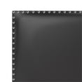 thumbnail image 6 of Hillsdale Gayle Nail Head Trim Upholstered Queen Bed Black Faux Leather, 6 of 12